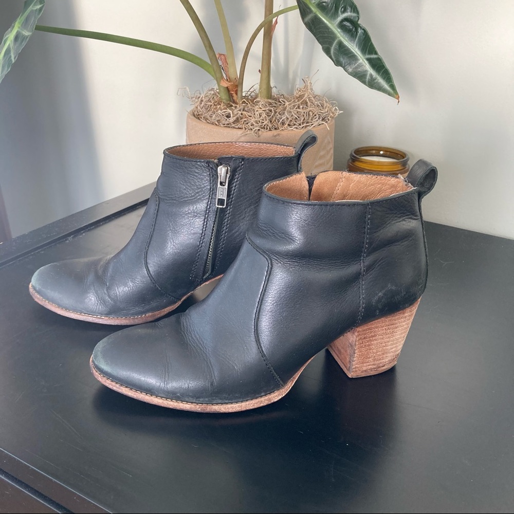 Madewell leather booties